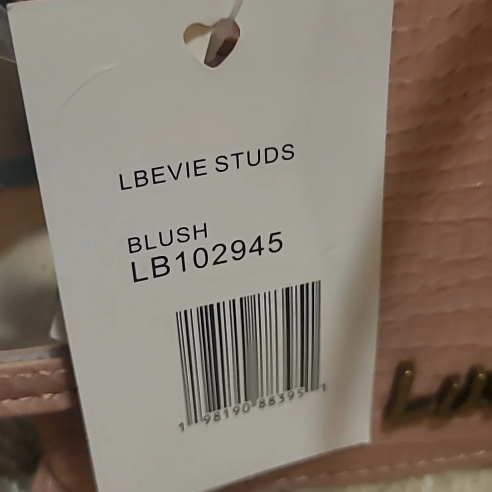 Betsey Johnson Blush Pink Mini Satchel with Heart Charm - Picture 3 of 9